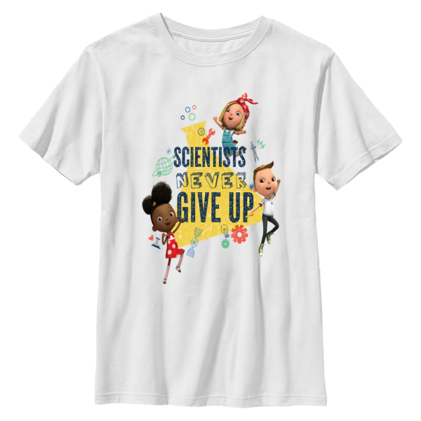 Netflix - Ada Twist Scientist - Ada Twist Never Give Up - Kids T-Shirt - White - Front