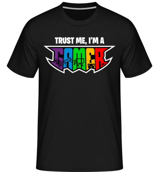 Trust Me I Am A Gamer - Shirtinator Männer T-Shirt - Schwarz - Vorne
