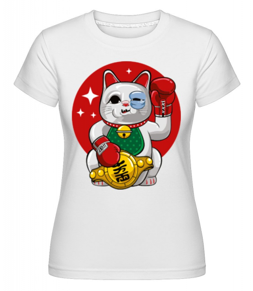 Unlucky Cat - Shirtinator Frauen T-Shirt - Weiß - Vorne