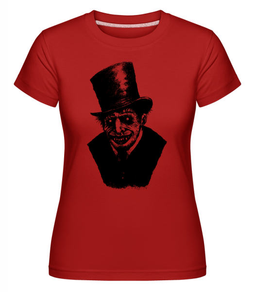 Gentleman Zombie -  Shirtinator Women's T-Shirt - Red - Vorn