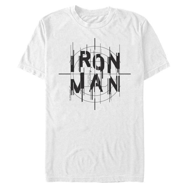 Marvel - Iron Man Scope - Männer T-Shirt - Weiß - Vorne