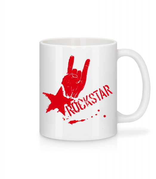Rockstar Symbol - Tasse - Weiß - Vorn