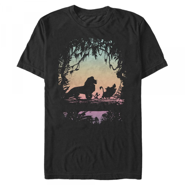 Disney - The Lion King - Skupina Eastern Trail - Men's T-Shirt - Black - Front