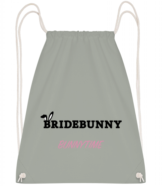 Bridebunny Bunnytime - Turnbeutel - Anthrazit - Vorn