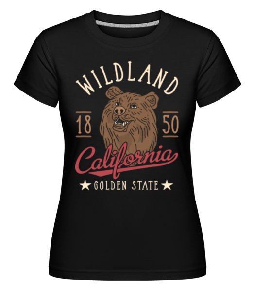 Wildland California -  Shirtinator Women's T-Shirt - Black - Front