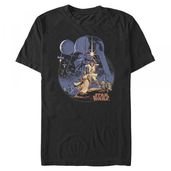 Star Wars - Skupina Stellar Vintage - Men's T-Shirt - Black - Front