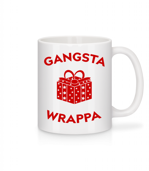 Gangsta Wrappa - Tasse - Weiß - Vorn