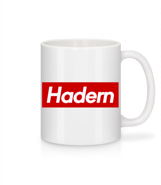 Hadern - Tasse - Weiß - Vorn