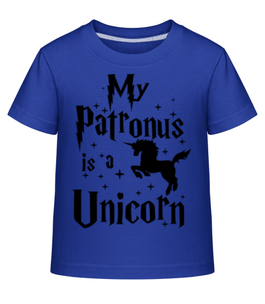 My Patronus Is A Unicorn - Kid's Shirtinator T-Shirt - Royal blue - Front