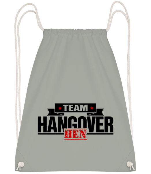 Team Hangover - Drawstring Backpack - Anthracite - Vorn