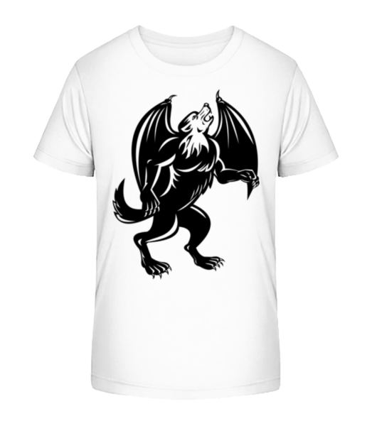 Gothic Monster Black - Kid's Bio T-Shirt Stanley Stella - White - Front