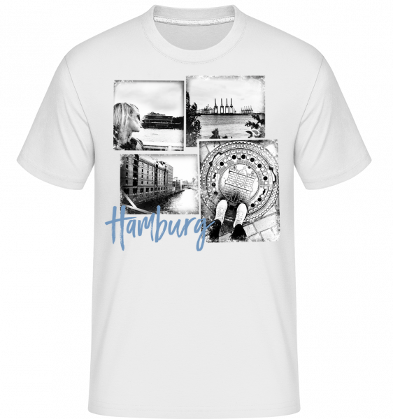 Hamburg Deutschland - Shirtinator Männer T-Shirt - Weiß - Vorn