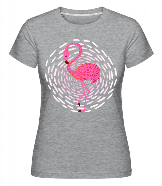 Flamingo -  Shirtinator Women's T-Shirt - Heather grey - Vorn