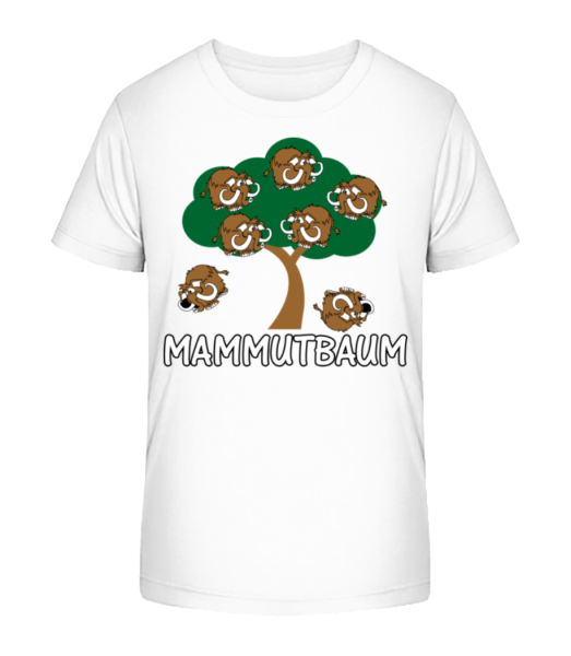 Mammutbaum - Kinder Bio T-Shirt Stanley Stella - Weiß - Vorne