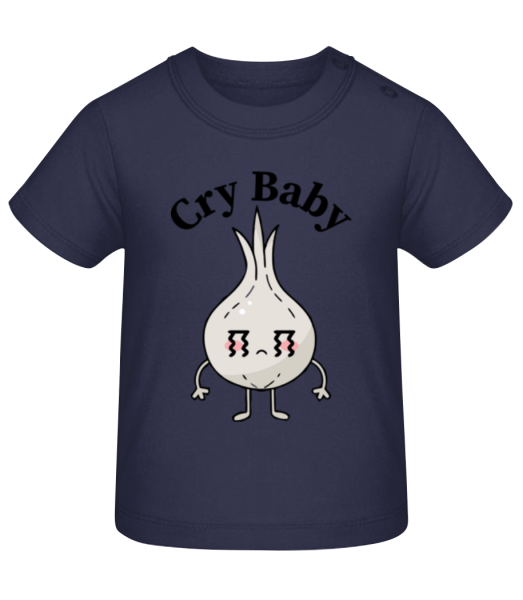 Cry Baby Onion - Baby T-Shirt - Marine - Vorne