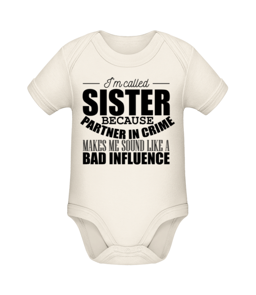 Sister But Partner In Crime - Organic Baby Body - Cream - Front