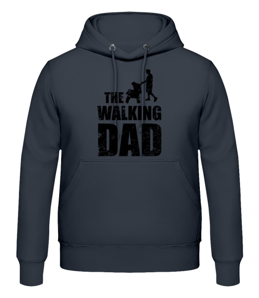 The Walking Dad - Men's Hoodie - Anthracite - Front