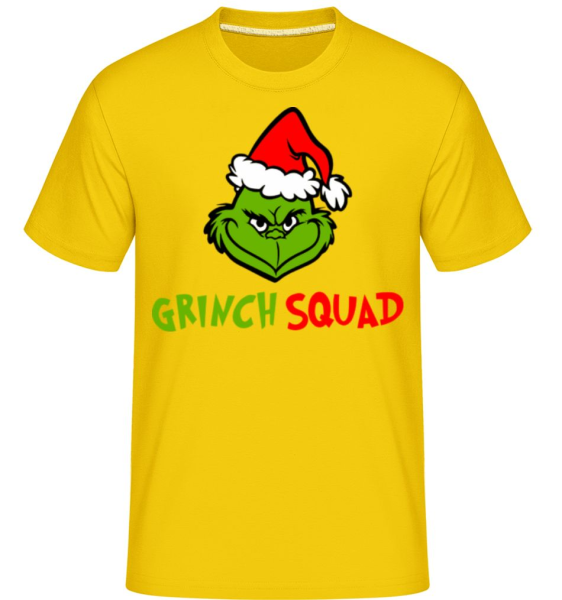 Grinch Squad -  Shirtinator Men's T-Shirt - Golden yellow - Front
