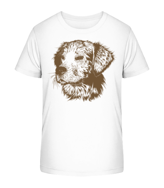 Little Dog - Kid's Bio T-Shirt Stanley Stella - White - Front