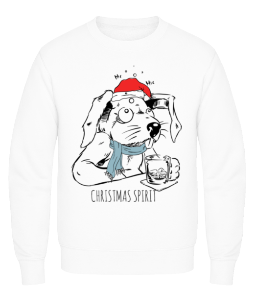 Weihnachtszeit - Männer Pullover - Weiß - Vorne
