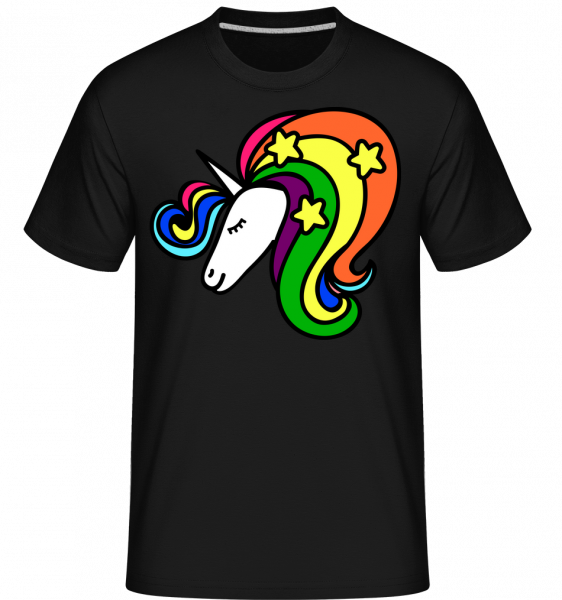 Unicorn Rainbow -  Shirtinator Men's T-Shirt - Black - Vorn