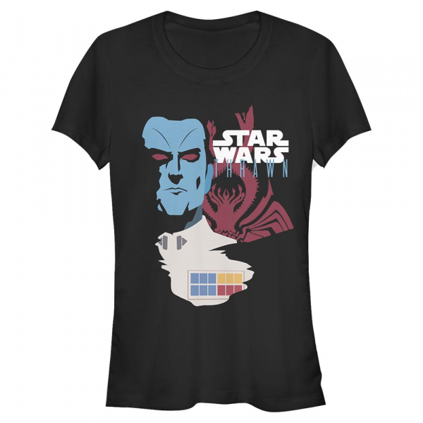 Star Wars - Thrawn General - Frauen T-Shirt - Schwarz - Vorne