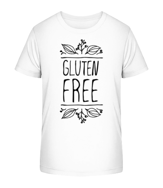 Gluten Free - Kinder Bio T-Shirt Stanley Stella - Weiß - Vorne