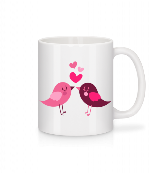 Birds Love - Tasse - Weiß - Vorn