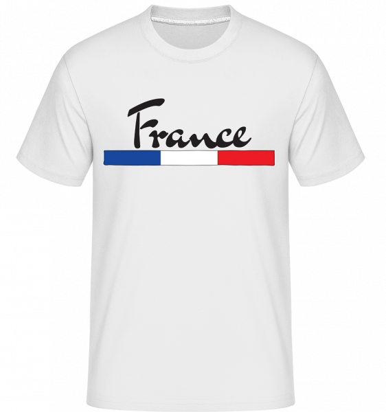 Football France -  Shirtinator Men's T-Shirt - White - Vorn
