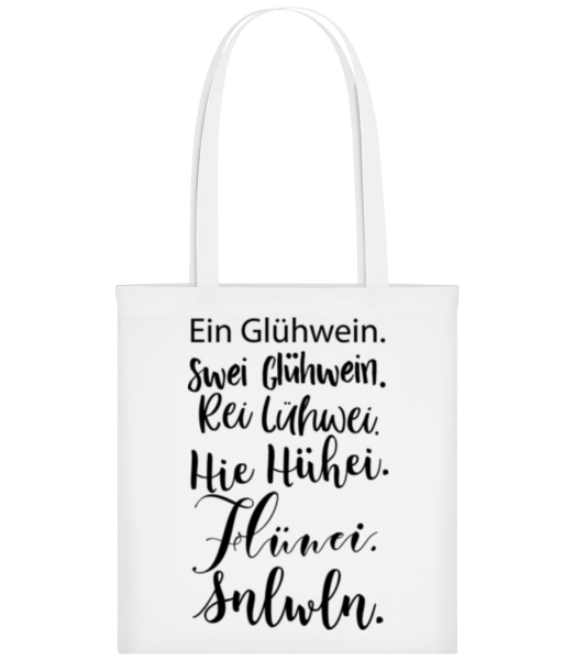 Glühwein Never Ending Story - Stofftasche - Weiß - Vorne
