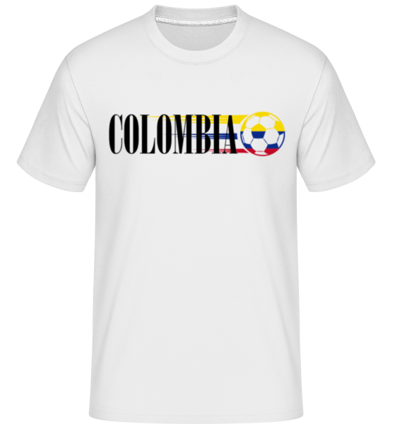 Colombia - Shirtinator Männer T-Shirt - Weiß - Vorne