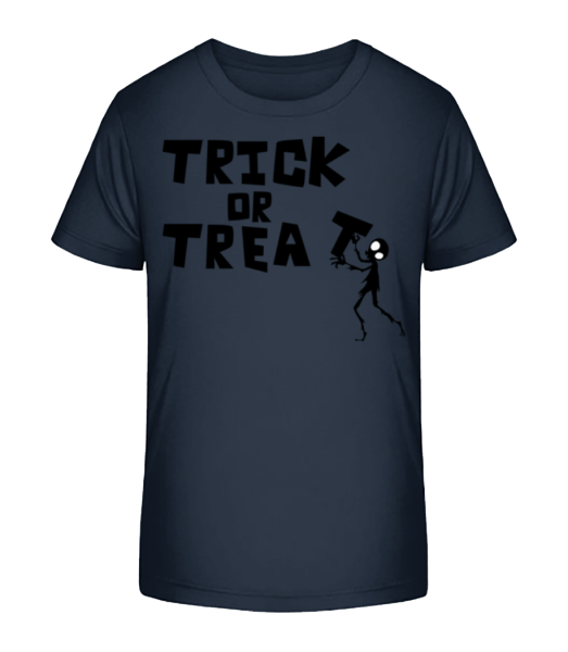 Trick Or Treat - Kinder Bio T-Shirt Stanley Stella - Marine - Vorne