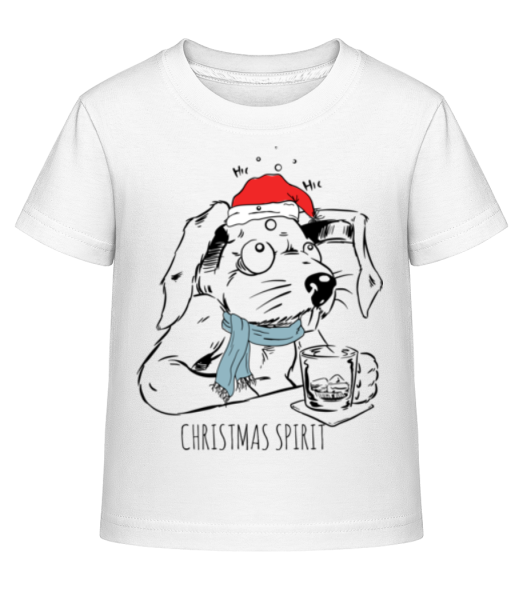 Christmas Spirit - Kid's Shirtinator T-Shirt - White - Front