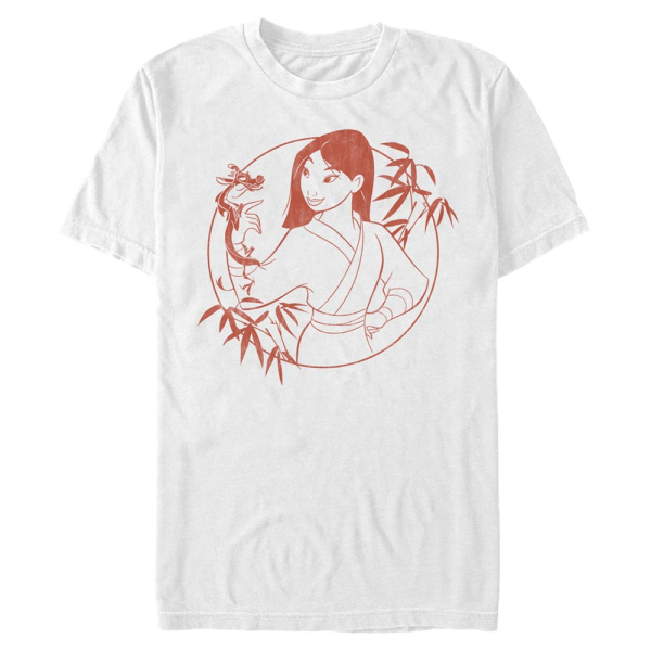 Disney - Mulan - Mulan Bamboo - Men's T-Shirt - White - Front