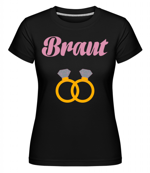 Braut Ringe - Shirtinator Frauen T-Shirt - Schwarz - Vorn