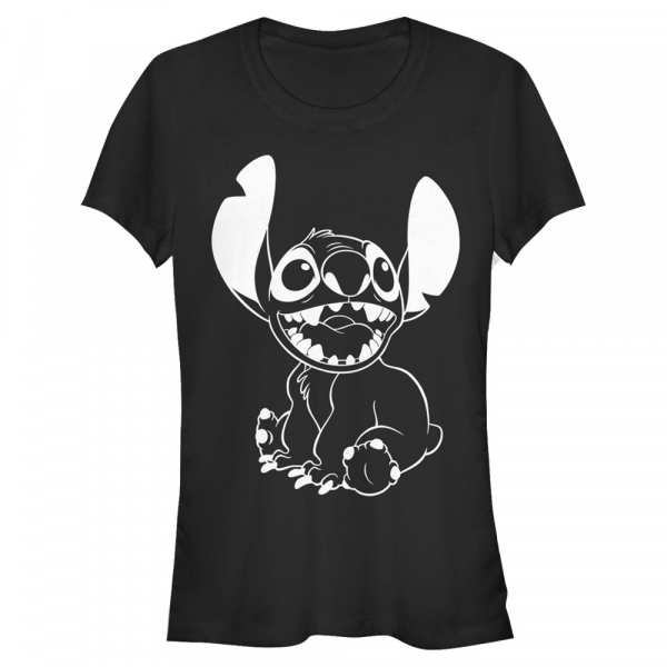 Disney - Lilo & Stitch - Stitch Negative - Women's T-Shirt - Black - Front