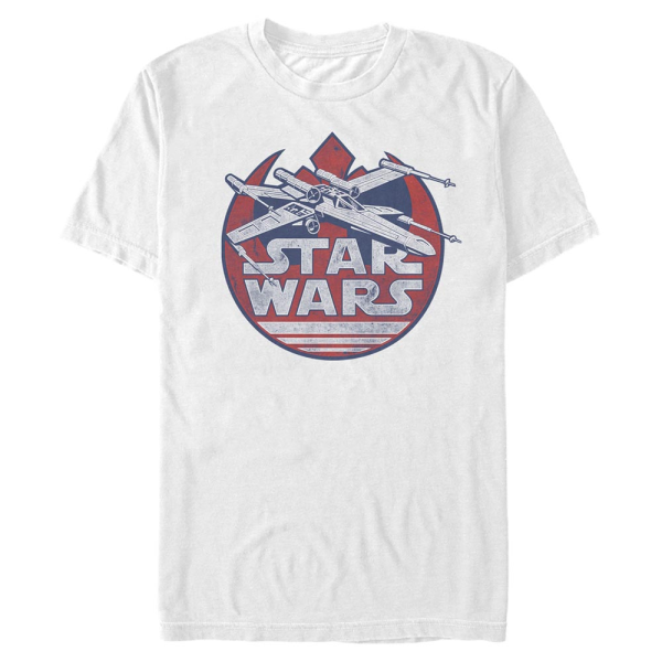 Star Wars - X-Wing X Logo - Männer T-Shirt - Weiß - Vorne