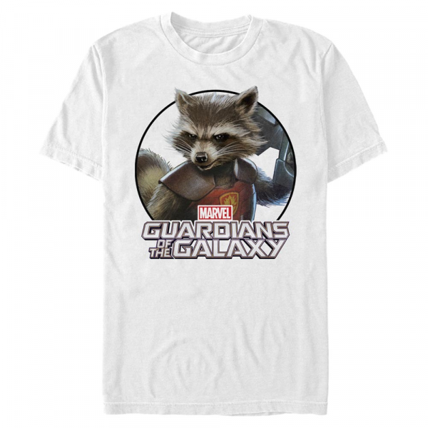Marvel - Guardians of the Galaxy - Rocket Dangerous Animal - Men's T-Shirt - White - Front