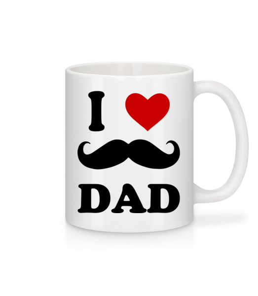 I Love Dad - Tasse - Weiß - Vorn