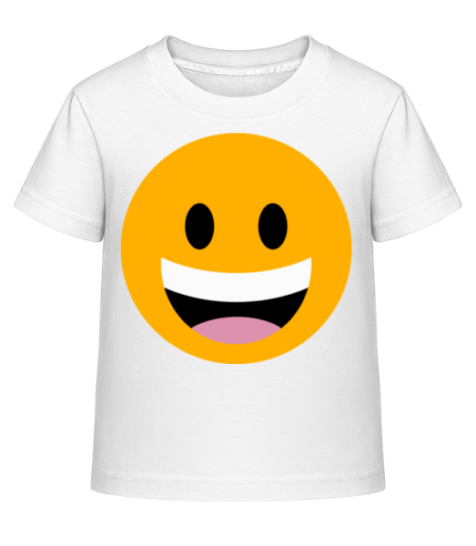 Laughing Smiley - Kid's Shirtinator T-Shirt - White - Front