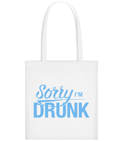 Sorry I'm Drunk - Tote Bag - White - Front