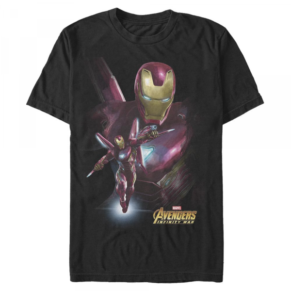 Marvel - Avengers Infinity War - Iron Man Space Suit - Männer T-Shirt - Schwarz - Vorne