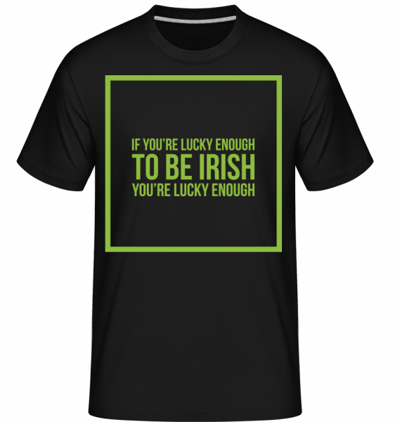 Be Irish Logo -  Shirtinator Men's T-Shirt - Black - Vorn