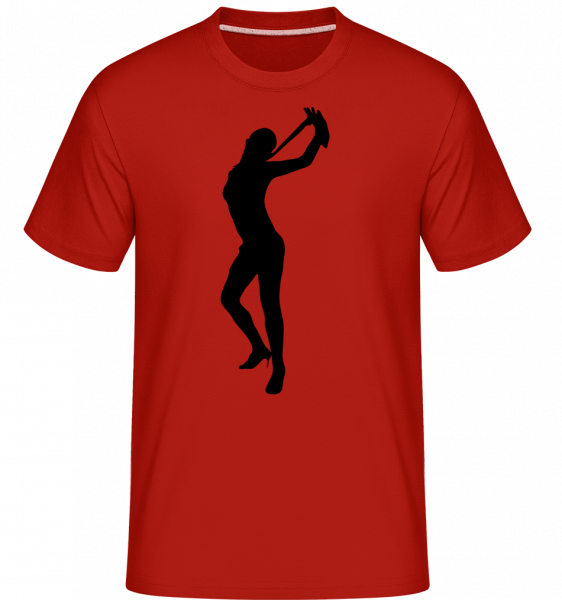 Sexy Stripper - Shirtinator Männer T-Shirt - Rot - Vorn