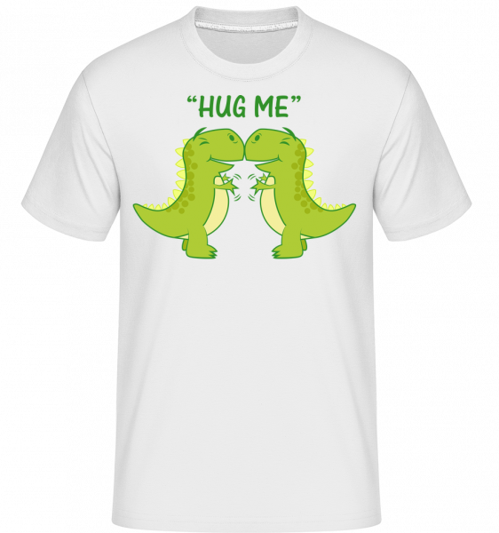 Hug Me Dinosaurs - Shirtinator Männer T-Shirt - Weiß - Vorn