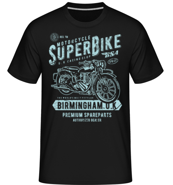 Super Bike -  Shirtinator Men's T-Shirt - Black - Front