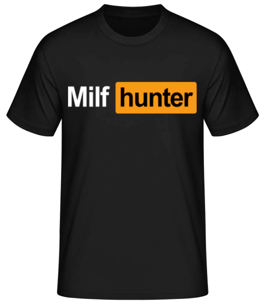 Milf Hunter - Men's Basic T-Shirt - Black - Front