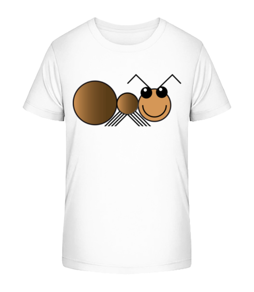 Ant Comic - Kid's Bio T-Shirt Stanley Stella - White - Front
