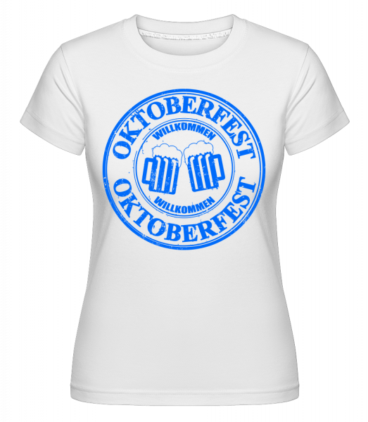 Oktoberfest Logo - Shirtinator Frauen T-Shirt - Weiß - Vorn
