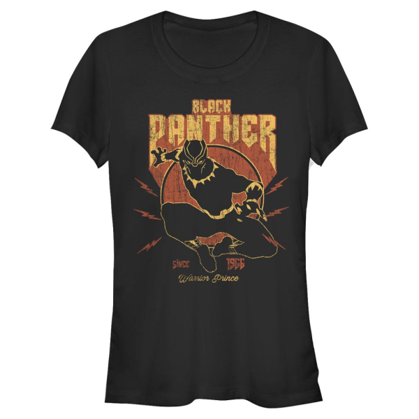 Marvel - Avengers - Black Panther Lighting Panther - Frauen T-Shirt - Schwarz - Vorne